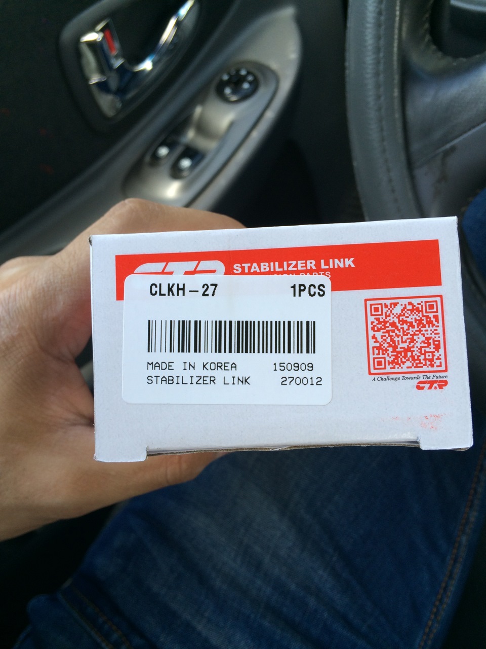 Фото в бортжурнале Hyundai Accent (2G). Запчасти на фото: CLKH27, 270012