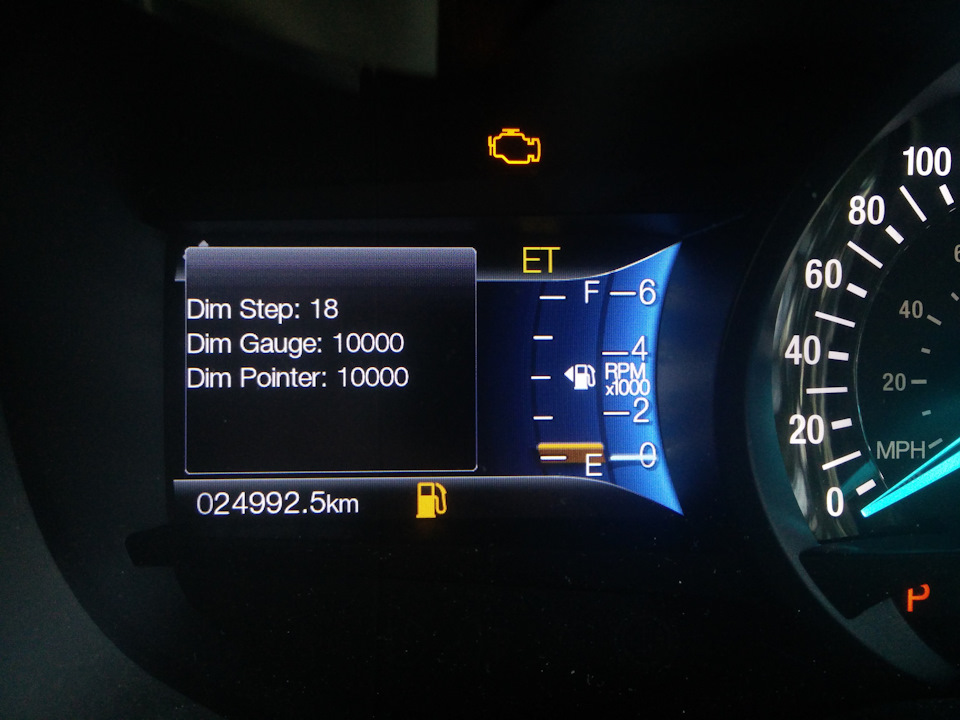 Photo from the logbook Ford Edge (2G)