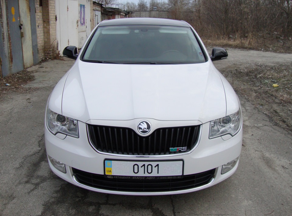 до — Skoda Superb Mk2