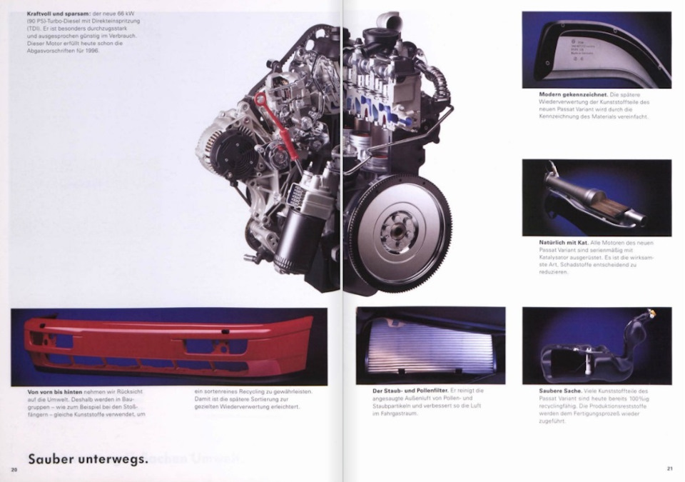 Photo from the logbook Volkswagen Passat Variant (B4)