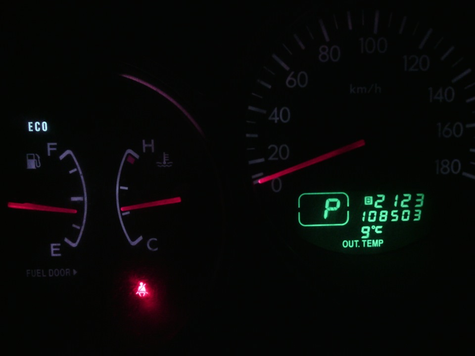 Пробег на утро 12.09 — Subaru Forester (SG)