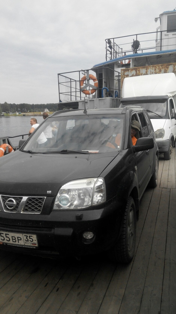 Наконец то переправа через Свирь — Nissan X-Trail I (t30)