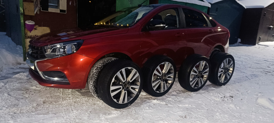 Только с покупки приехал в гараж — Lada Vesta (1G)