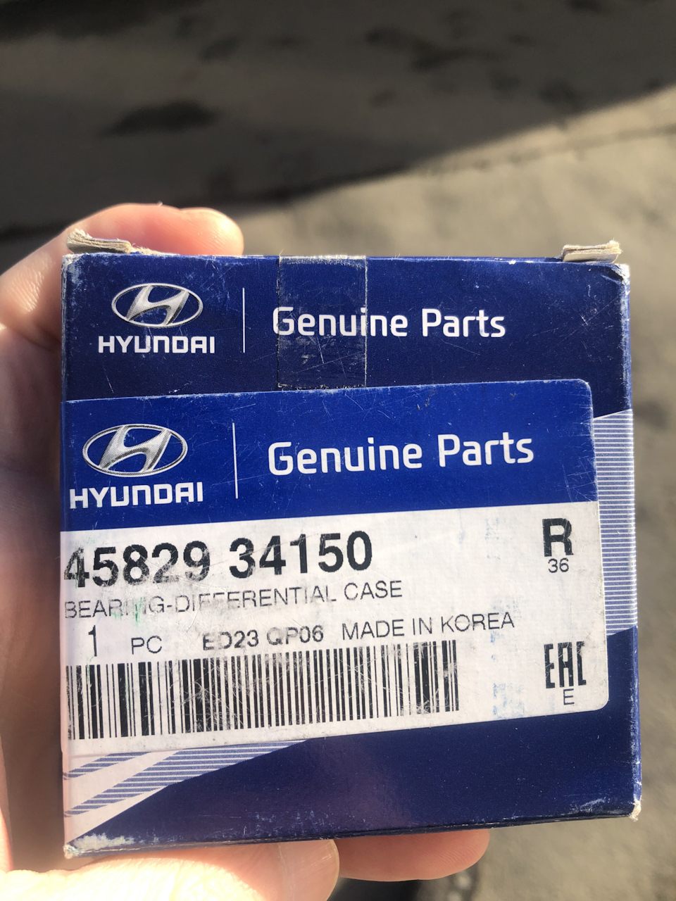 Фото в бортжурнале Hyundai Accent (2G). Запчасти на фото: 4582934150