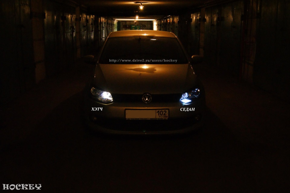 Фары VW Polo Hatchback и VW Polo Sedan — Volkswagen Polo Sedan