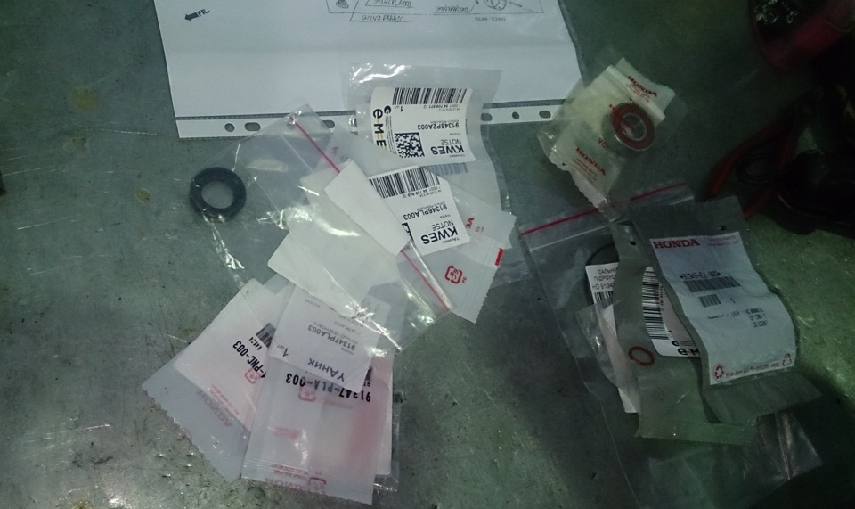 Photo from the logbook Honda Accord (7G)