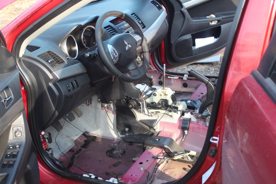 Путем долгихмучений, я снял его — Mitsubishi Lancer X