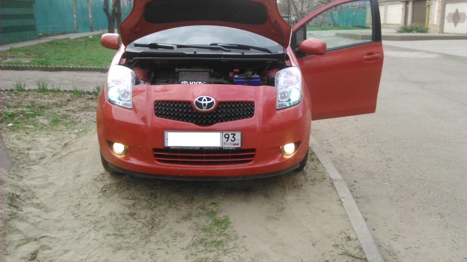 Вкл. ПТФ — Toyota Yaris (p2)