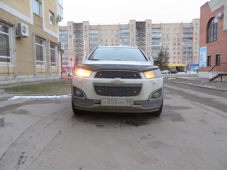 Пора искать другие лампы, намекает. ;-) — Chevrolet Captiva (1G)