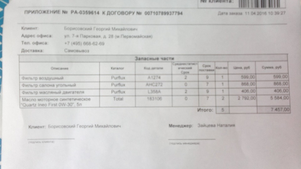 Фото в бортжурнале Citroen C5 (2G)
