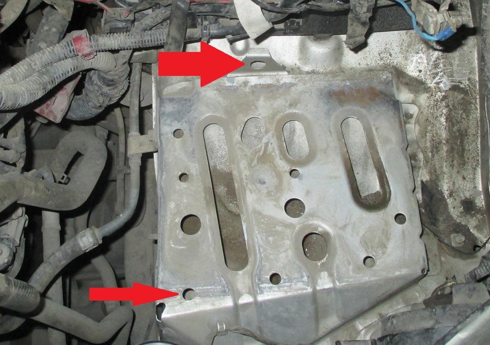 выбранные отверстия — Toyota Hilux (7G)