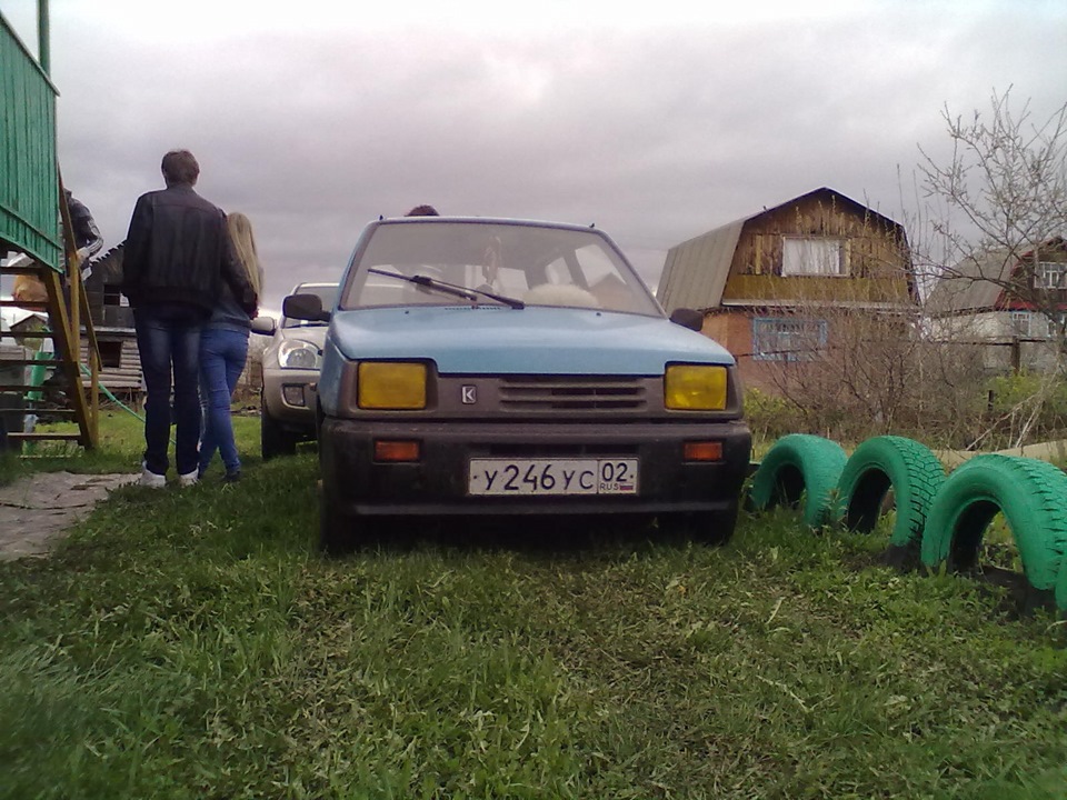 фары в желтый — Lada Ока 11113