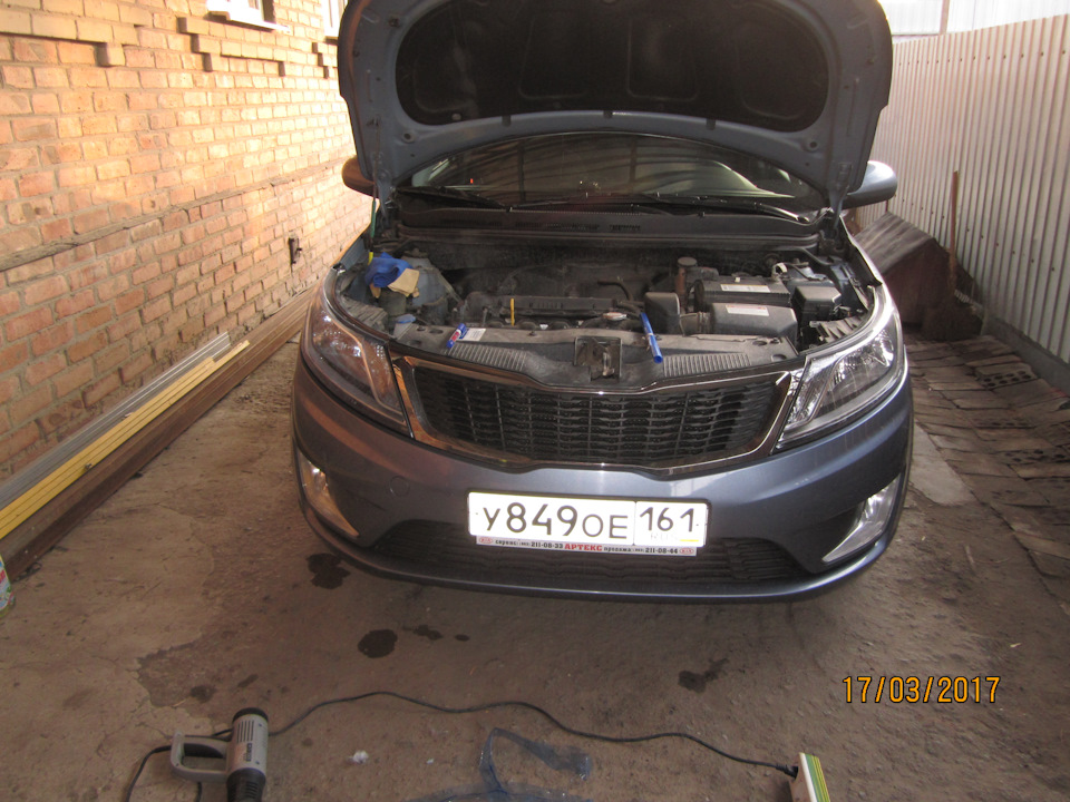 Все готово к работе — KIA Rio (3G)