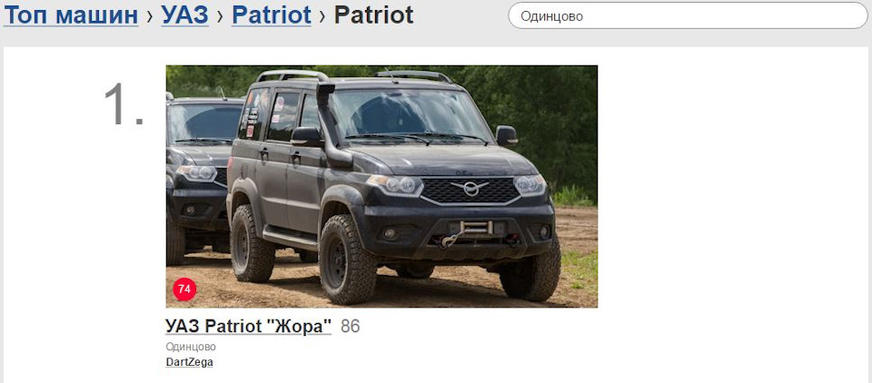 С чем я собственно вас и себя поздравляю))) — УАЗ Patriot