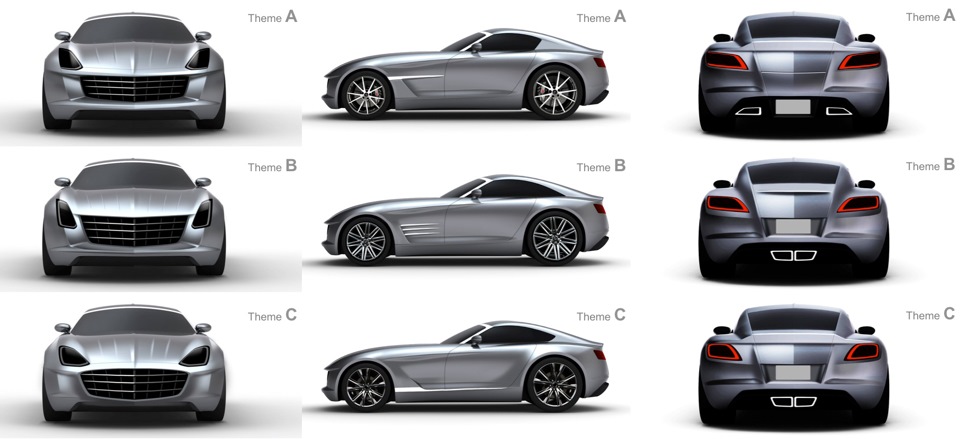 вариации дизайна — Chrysler Crossfire