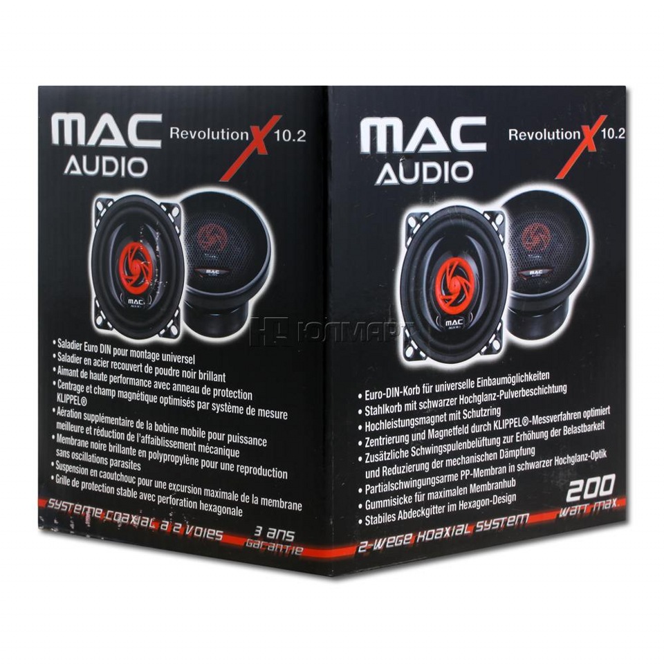 Mac-Audio Revolution X 10.2 — Audi 80 (B3)