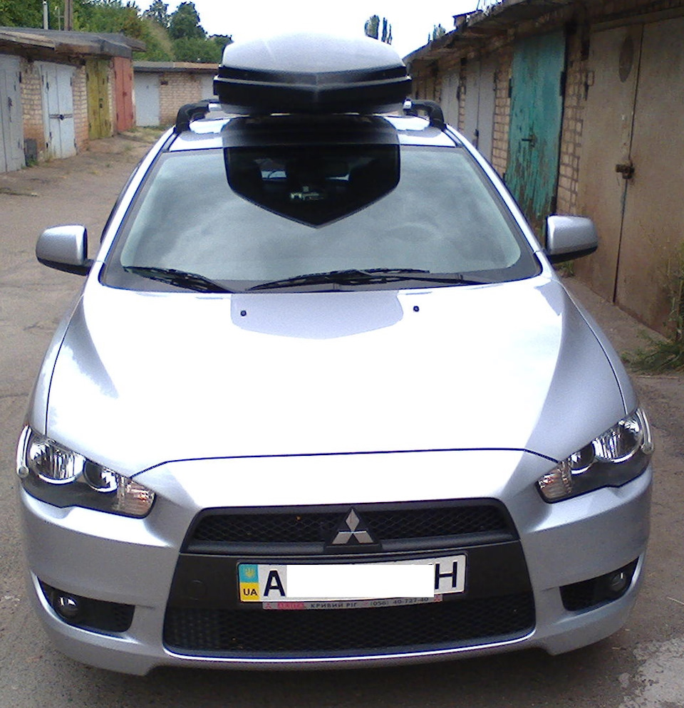 Примерочка, по моему хорошо. Да и не дома же ему лежать. — Mitsubishi Lancer X