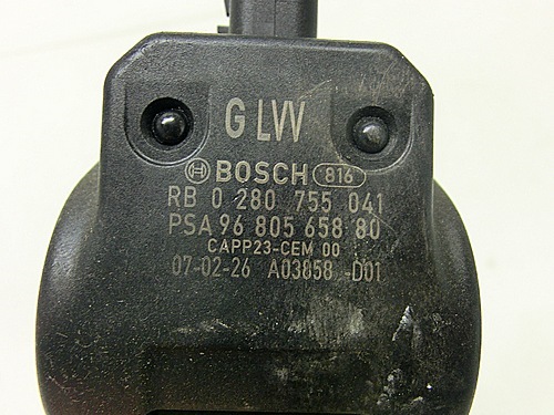 Маркировка педали акселератора Пежо 307 Bosch G LVV = от леворульной C датчиком (1601.CQ / 1601.CR / 1601.P3 / 1601.R2 / 1601.T6 / 1601.T7) — Peugeot 307. Запчасти на фото: 1601CQ, 1601CR, 1601P3, 1601R2, 1601T6, 1601T7, 0280755041, 9680565880