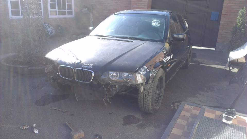 прикинул фару. Встала даже лучше, чем было. — BMW 3 series (E46)
