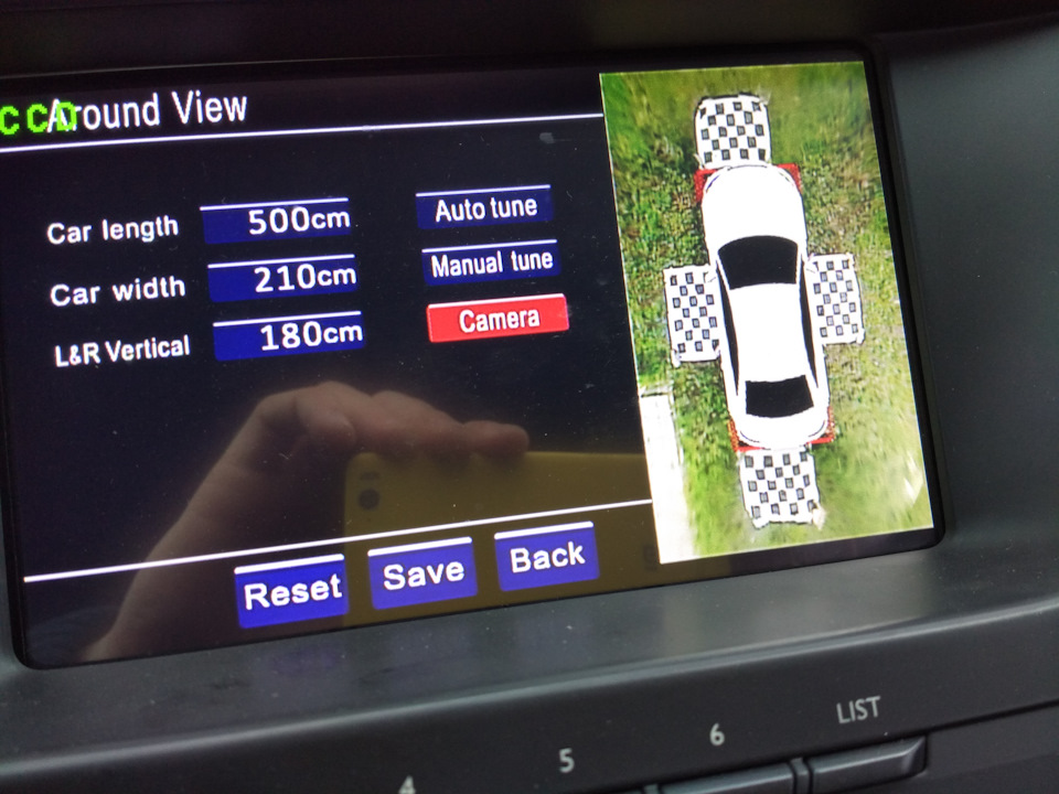 Систстема кругового обзора Birdview 360 — Citroen DS5