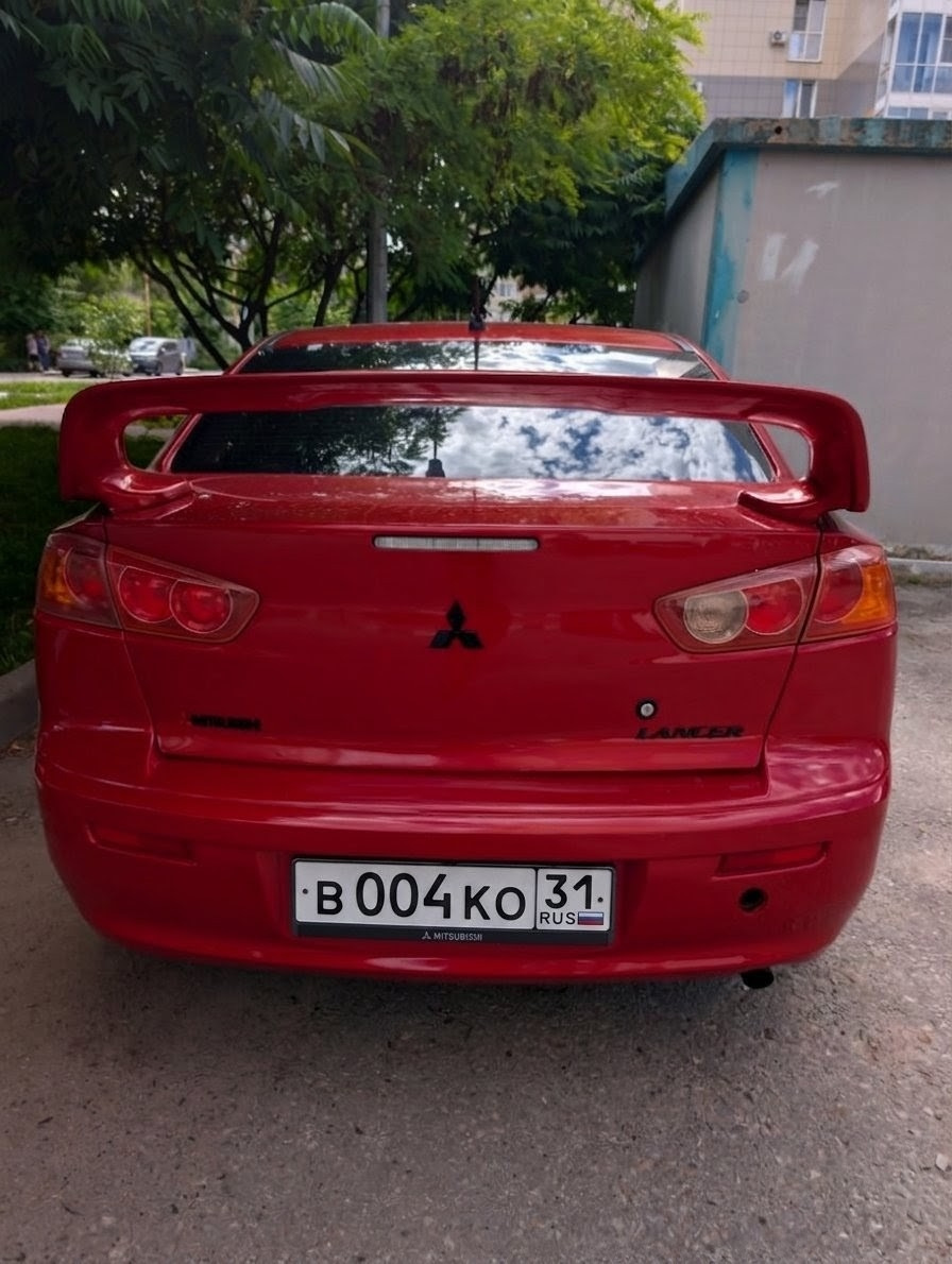 Итог мероприятия с крышкой — Mitsubishi Lancer X
