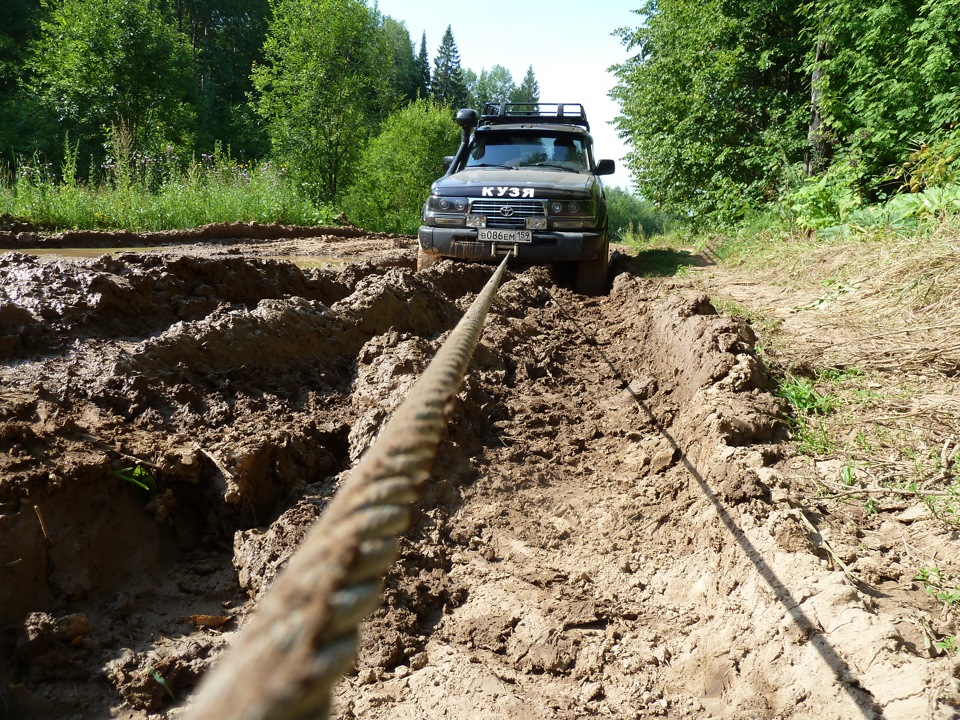 самая первая размотка — Toyota Land Cruiser 80