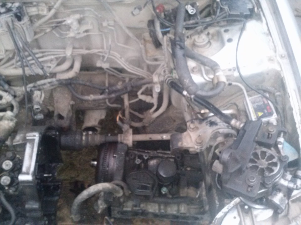 снятие двигателя — Honda Civic Ferio (5G)