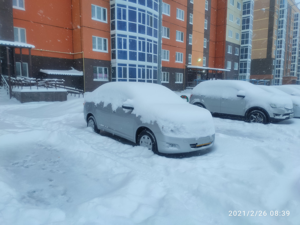 Первый мой сугроб — Chevrolet Cobalt (2G). Запчасти на фото: 2021226