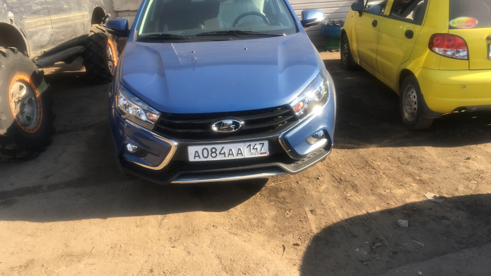 Lada Vesta SW Cross Синий вагон.