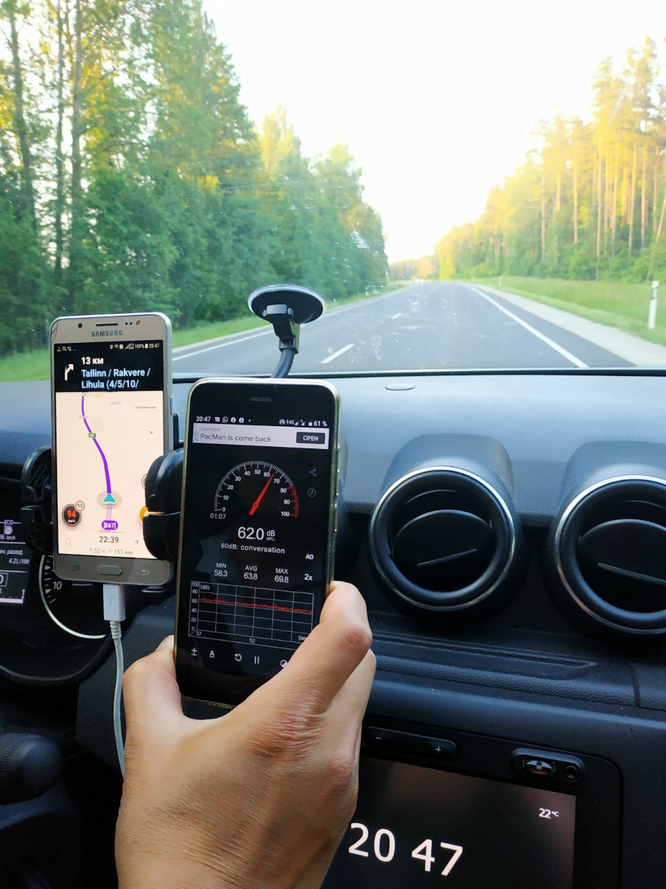 Замер на 96 км.в час — Dacia Duster (2G)
