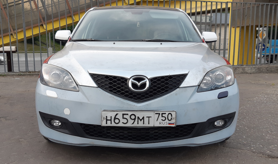 Вид после всех изменений. Осталось покрасить. — Mazda 3 (1G) BK