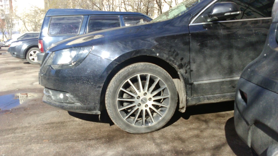 после замены — Skoda Superb Combi (Mk2)