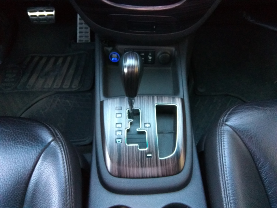Панель АКПП — Hyundai Santa Fe (2G)