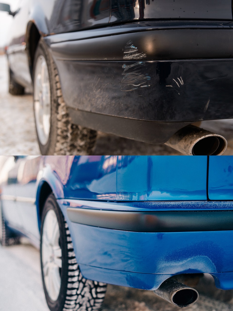 до после — Saab 9-3 (1G)