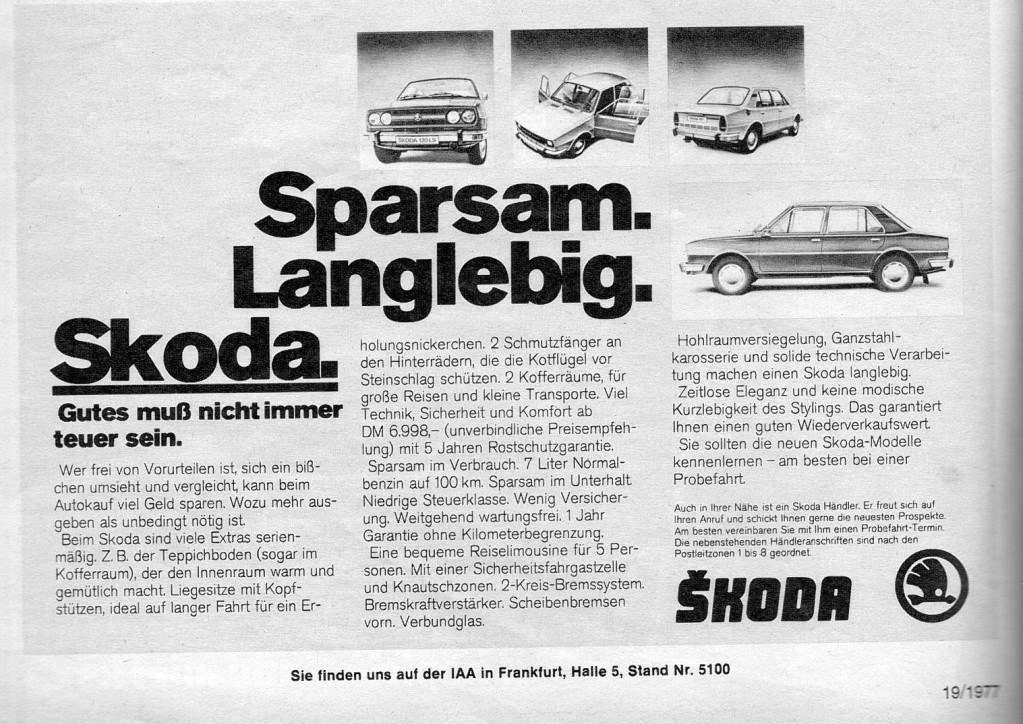 Фото в бортжурнале Skoda 105/120/125. Запчасти на фото: 191977