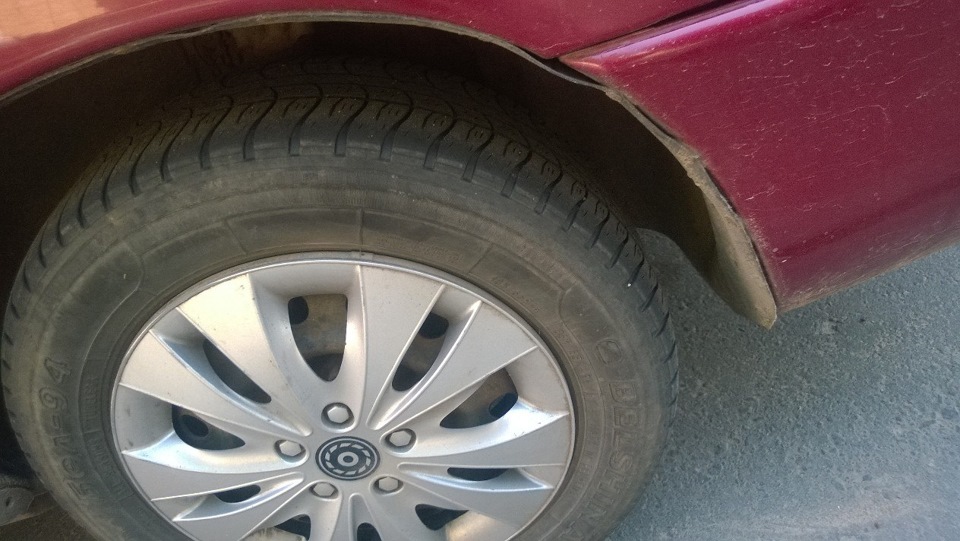 Заднее левое (по ходу движения авто) — Mazda 626 IV (GE)