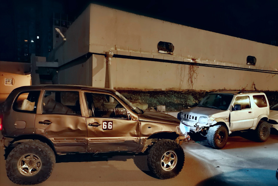 2. перегрузка контрабанды и мозгов — Chevrolet Niva (1G)
