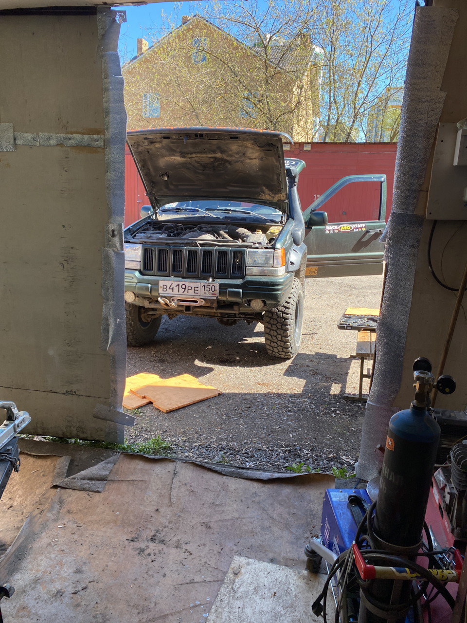 Подготовка к ремонту. — Jeep Grand Cherokee (ZJ)
