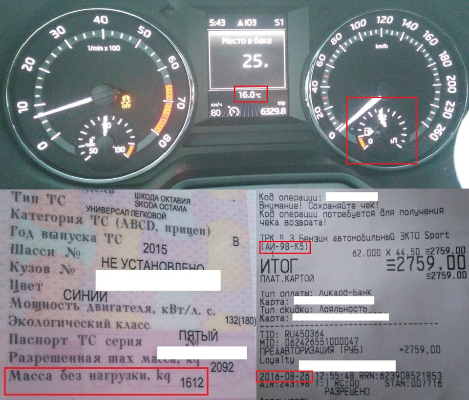 Данные, кому интересно — Skoda Octavia Scout A7 Mk3