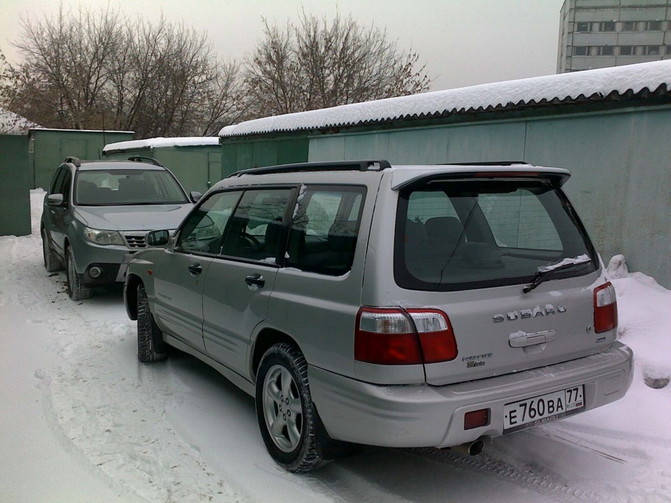 отец и сын — Subaru Forester (SF)