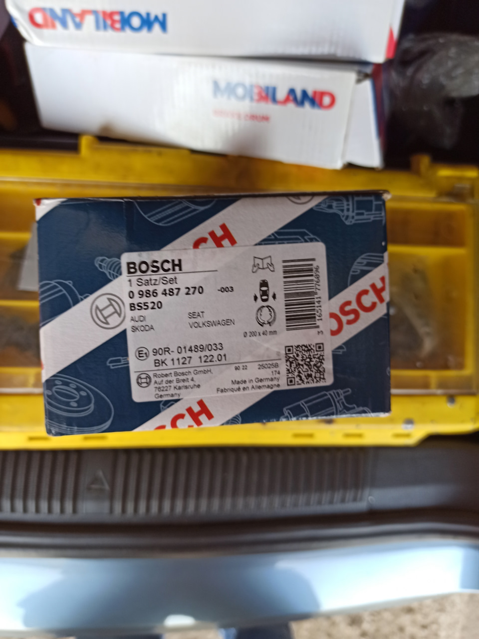 Фото в бортжурнале Skoda Fabia Mk2. Запчасти на фото: 0986487270, BS520