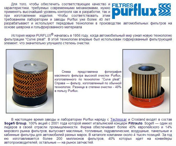 продолжение статьи на сайте www.francemotors.by/purflux.html — Москвич Святогор