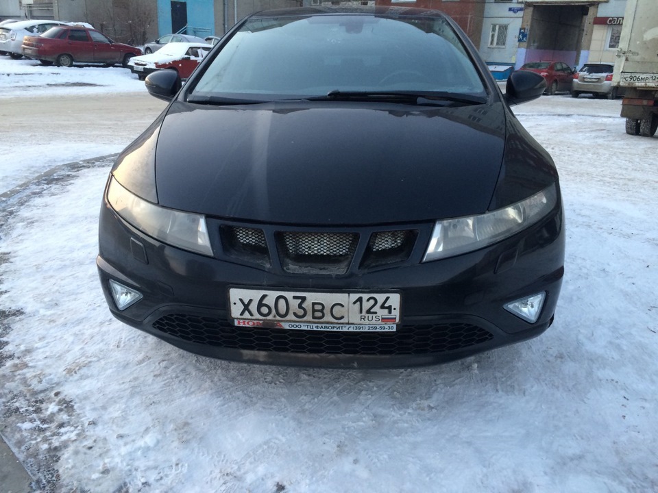 после — Honda Civic Hatchback (8G)