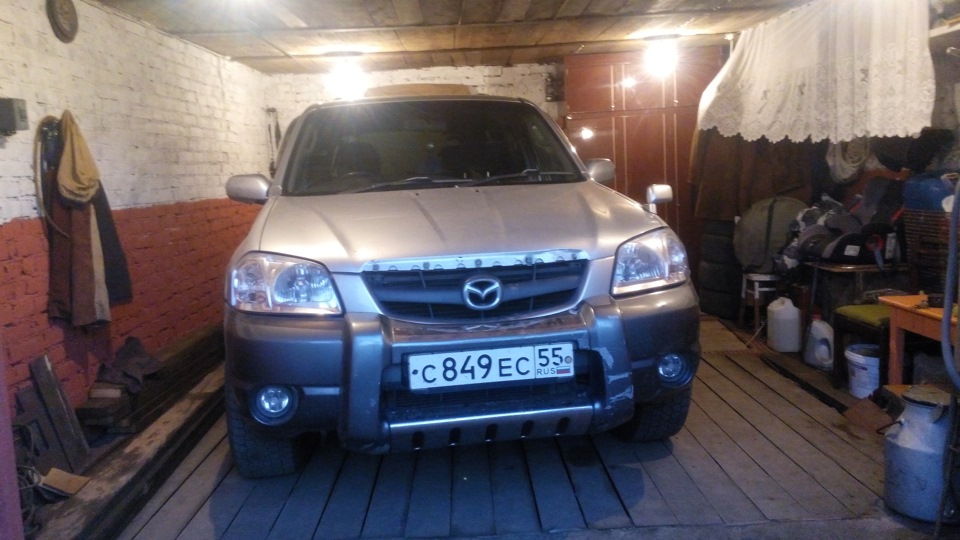 теперь без ремня все держиться — Mazda Tribute I