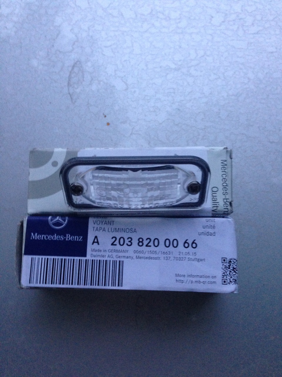 Фото в бортжурнале Mercedes-Benz C-Class (W203). Запчасти на фото: A2038200066