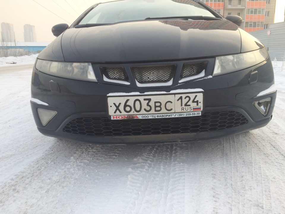 туманочки до — Honda Civic Hatchback (8G)