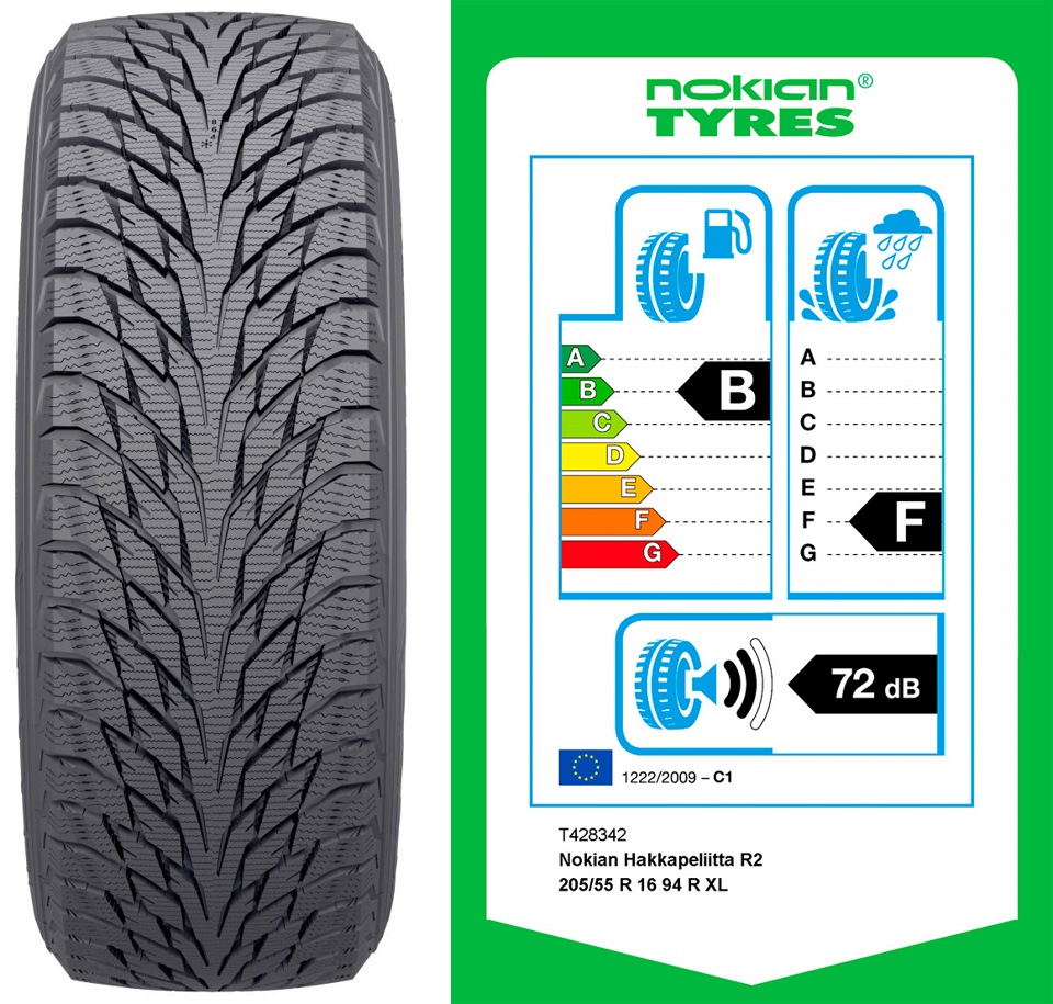 Nokian Hakkapeliitta R2 — BMW 3 series Touring (E46). Запчасти на фото: Nokian Tyres Hakkapeliitta R2 205/55R16