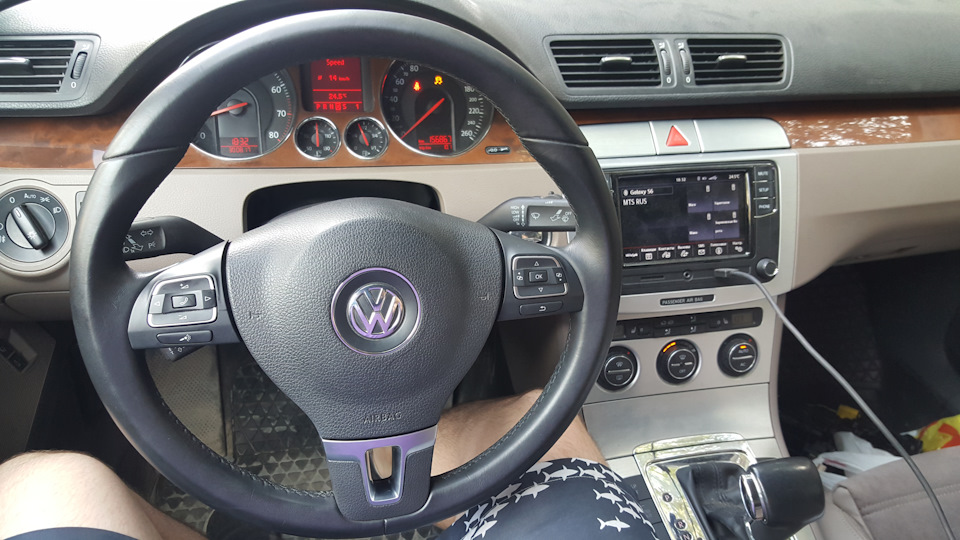 Установка окончена. — Volkswagen Passat Variant (B6)