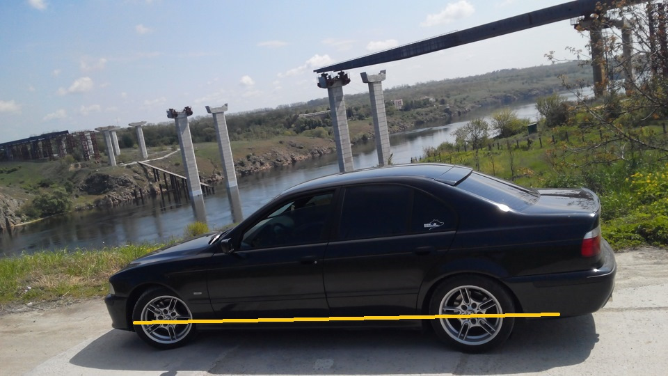 Как было до замены задних стоек! — BMW 5 series (E39)