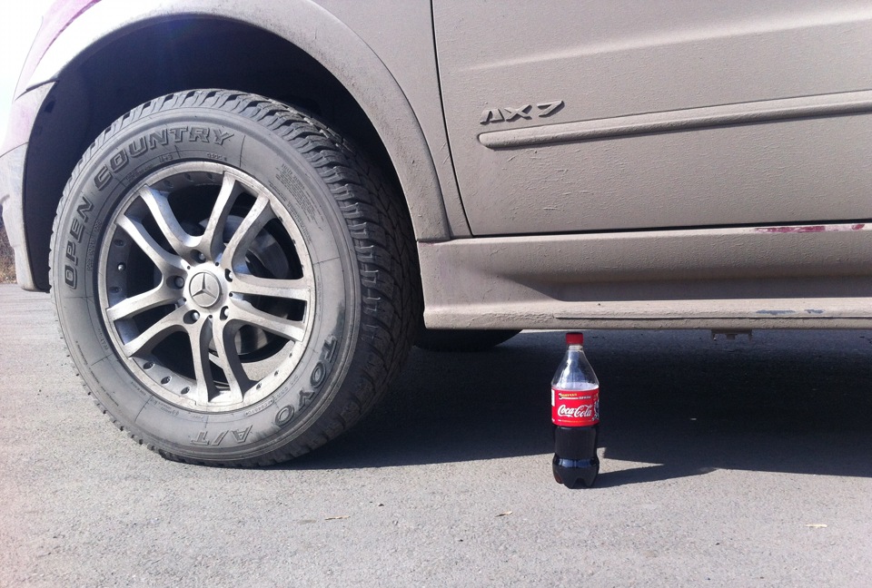 1 литр Coca-Cola. — SsangYong Actyon Sports (1G)